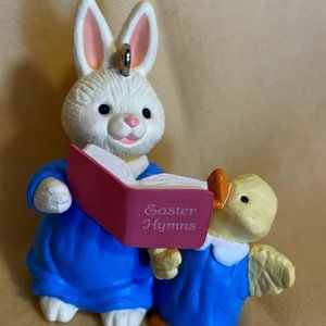 Easter Bunny and Chick Easter Hallmark Ornament
